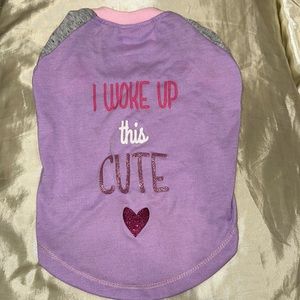 “I woke up this cute 💖” Puppy Shirt